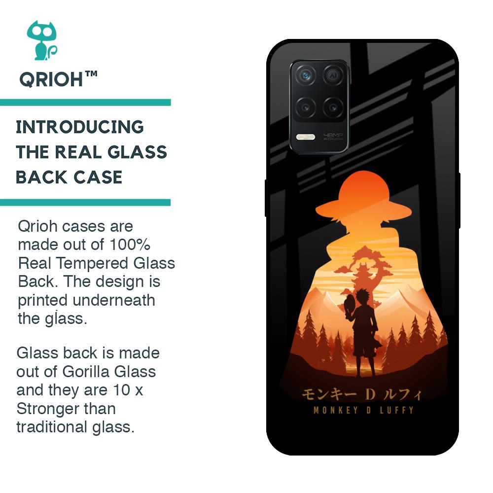 Luffy One Piece Glass Case for Realme 8 5G