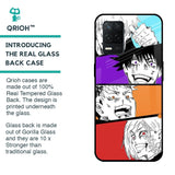 Anime Sketch Glass Case for Realme 8 5G