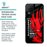 Red Vegeta Glass Case for Realme 8 5G
