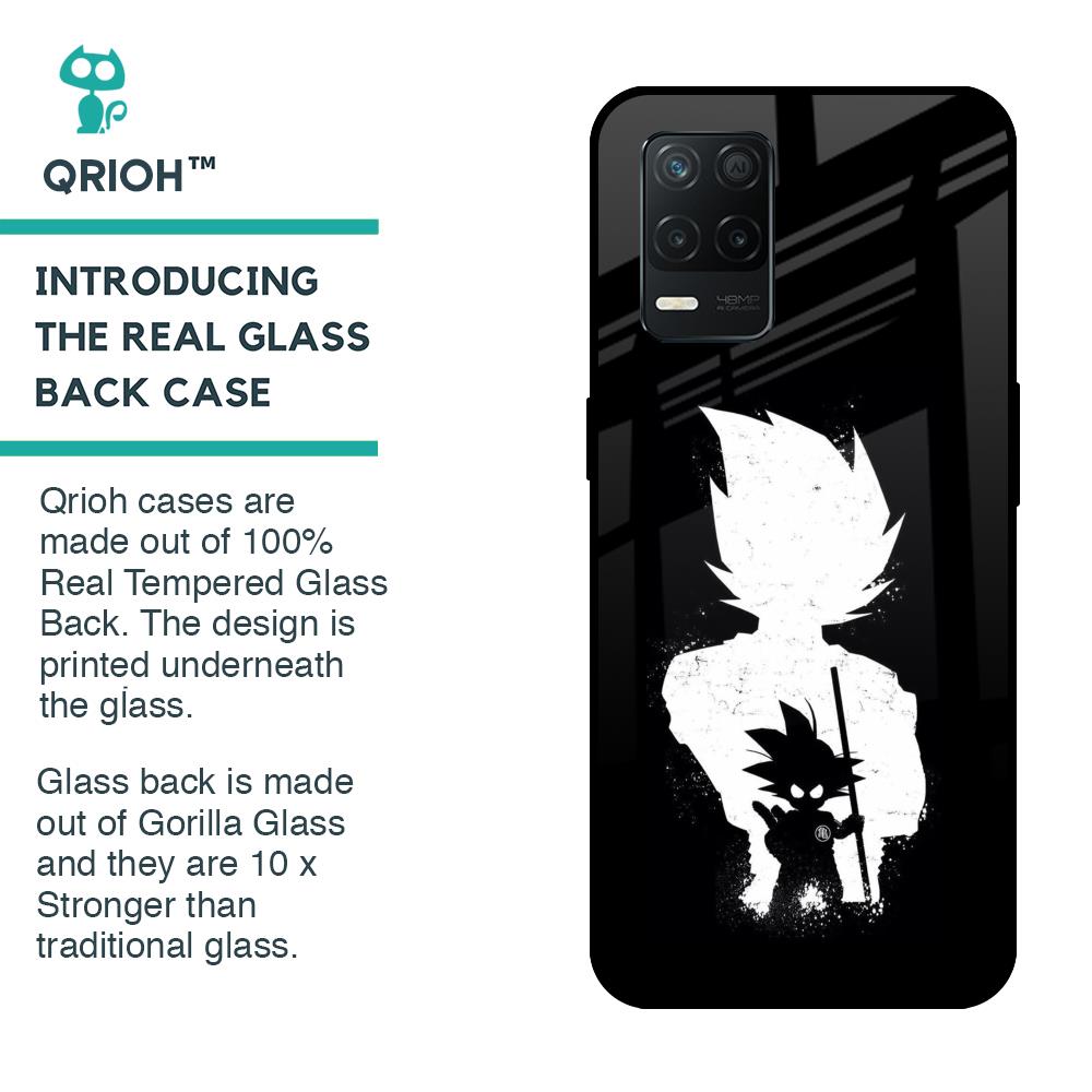 Monochrome Goku Glass Case for Realme 8 5G