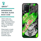 Anime Green Splash Glass Case for Realme 8 5G