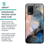 Marble Ink Abstract Glass Case for Realme 8 5G