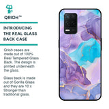 Alcohol ink Marble Glass Case for Realme 8 5G