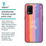 Lucky Abstract Glass Case for Realme 8 5G