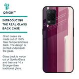 Brush Stroke Art Glass Case for Realme 8 5G