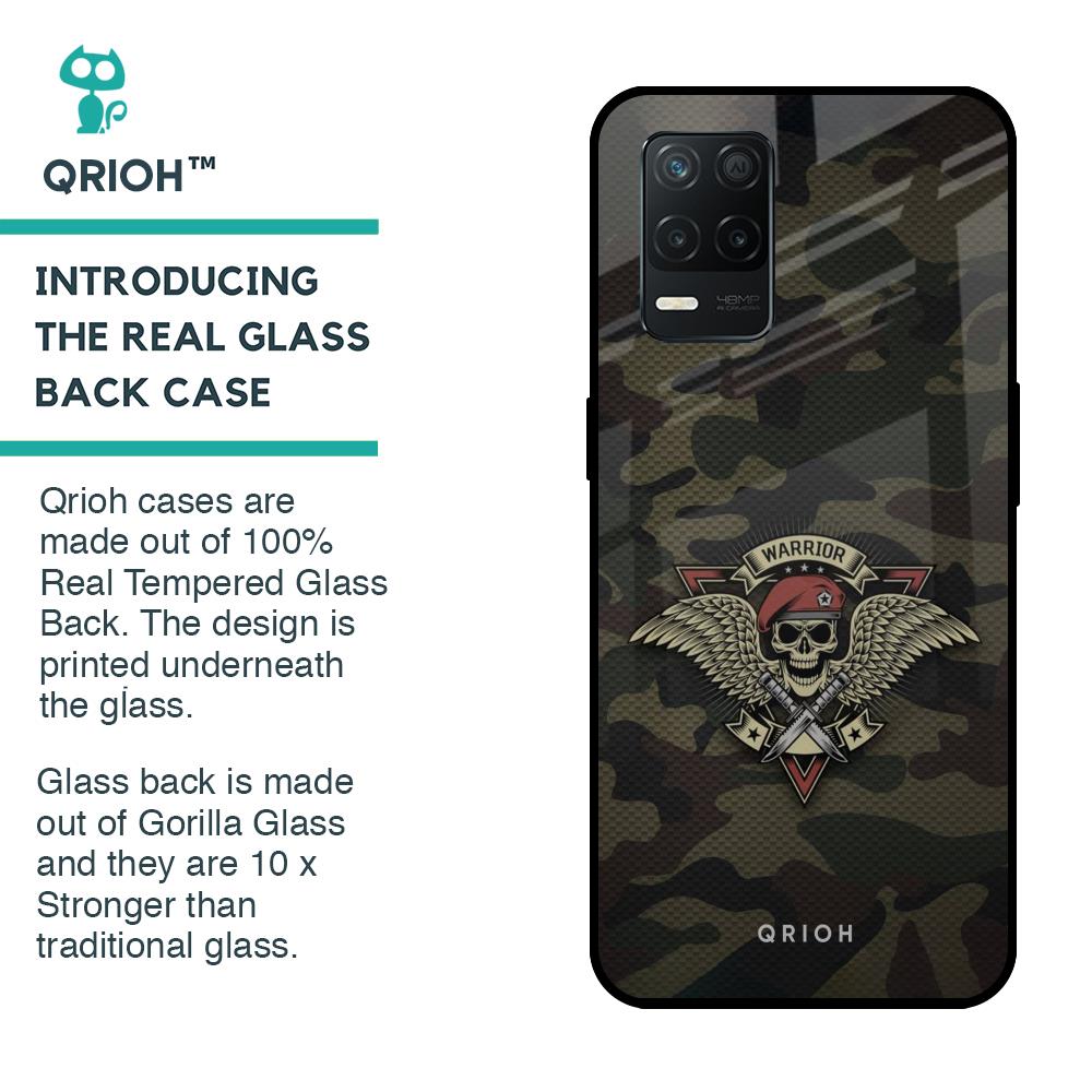 Army Warrior Glass Case for Realme 8 5G