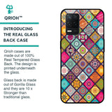 Multicolor Mandala Glass Case for Realme 8 5G