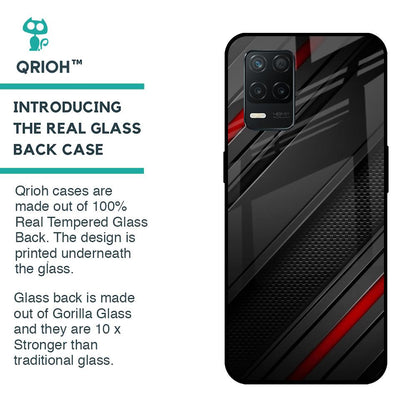 Modern Abstract Glass Case for Realme 8 5G
