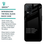 Black Soul Glass Case for Realme 8 5G