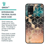 Bronze Texture Glass Case for Realme 8 5G