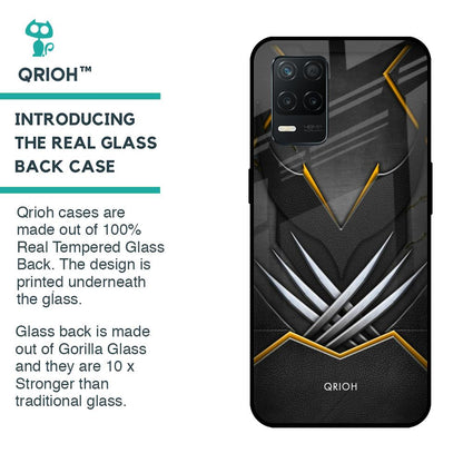 Black Warrior Glass Case for Realme 8 5G