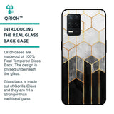 Tricolor Pattern Glass Case for Realme 8 5G