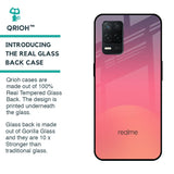 Sunset Orange Glass Case for Realme 8 5G