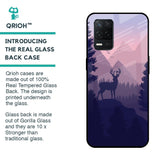 Deer In Night Glass Case For Realme 8 5G
