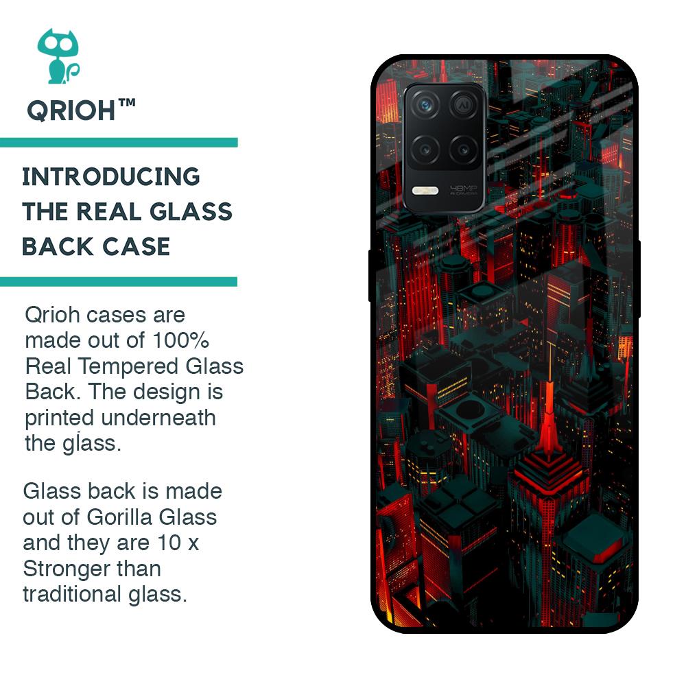 City Light Glass Case For Realme 8 5G