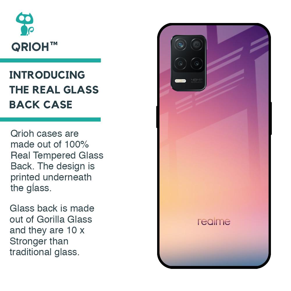 Lavender Purple Glass case for Realme 8 5G