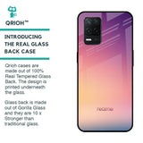 Lavender Purple Glass case for Realme 8 5G