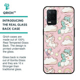 Balloon Unicorn Glass case for Realme 8 5G