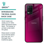 Pink Burst Glass Case for Realme 8 5G