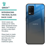 Blue Grey Ombre Glass Case for Realme 8 5G