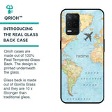 Fly Around The World Glass Case for Realme 8 5G