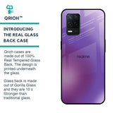 Ultraviolet Gradient Glass Case for Realme 8 5G