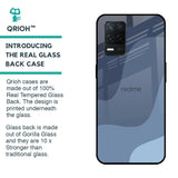Navy Blue Ombre Glass Case for Realme 8 5G