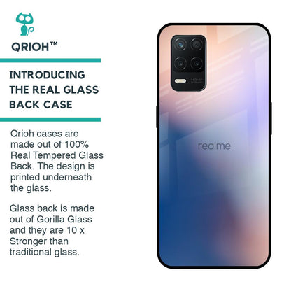 Blue Mauve Gradient Glass Case for Realme 8 5G