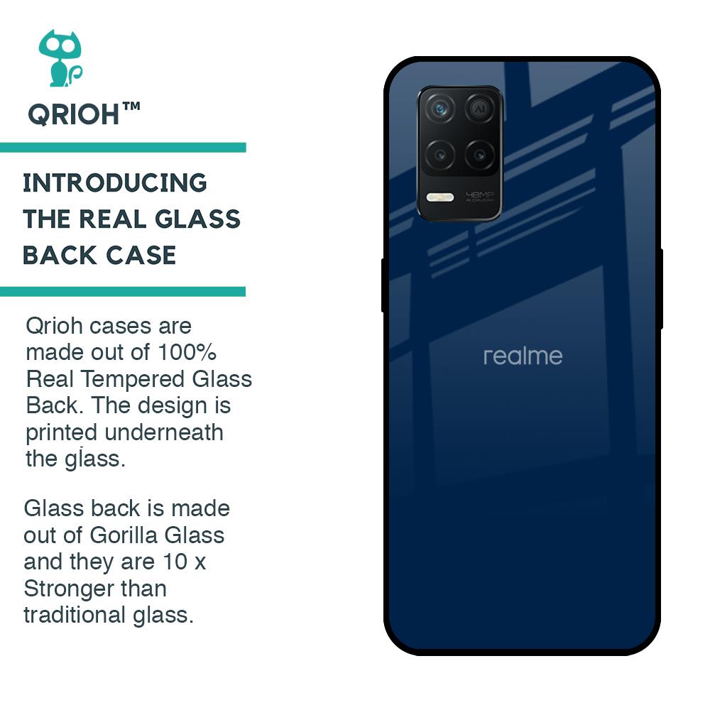 Royal Navy Glass Case for Realme 8 5G