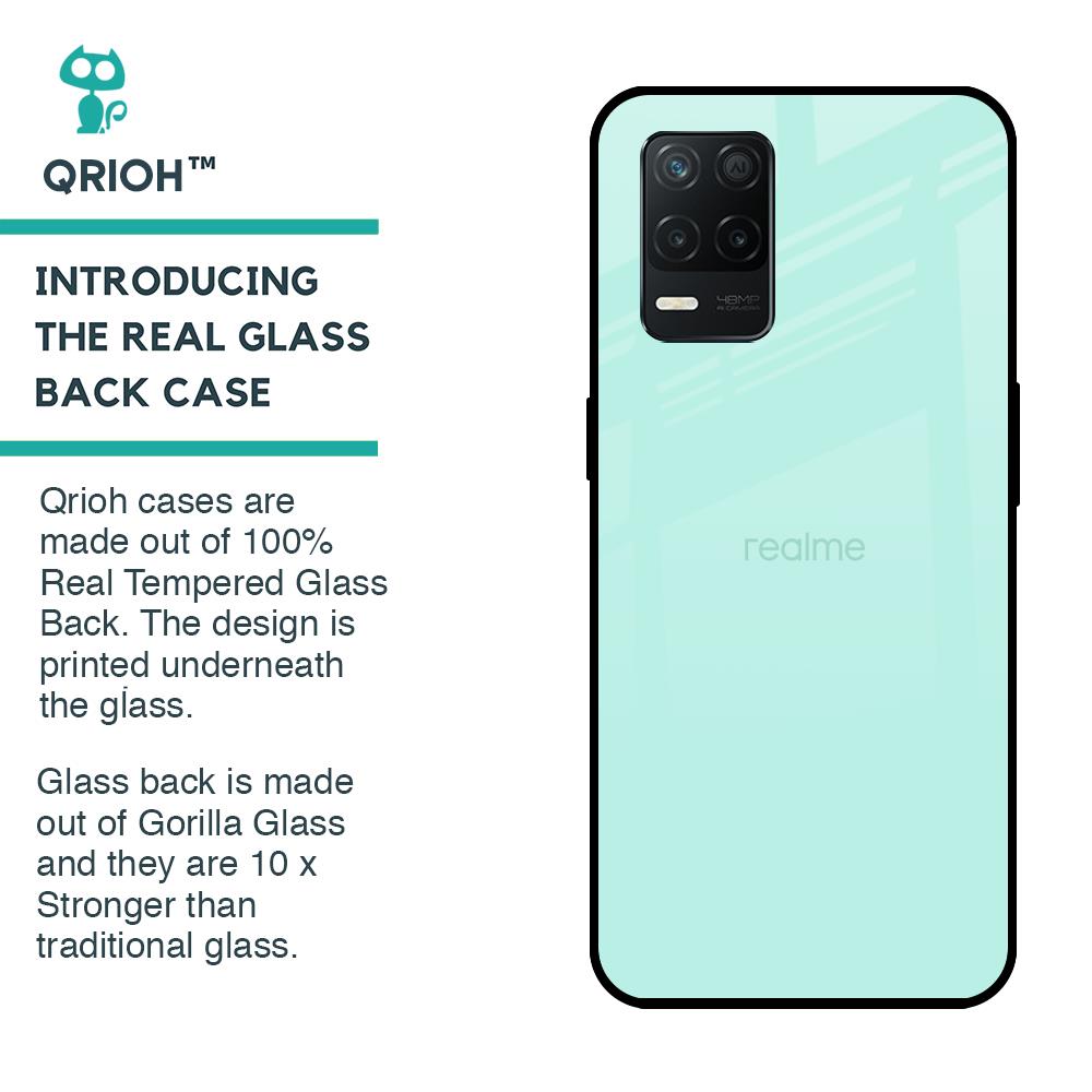 Teal Glass Case for Realme 8 5G