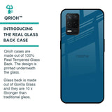 Cobalt Blue Glass Case for Realme 8 5G