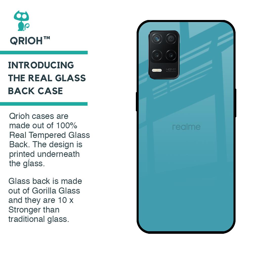 Oceanic Turquiose Glass Case for Realme 8 5G