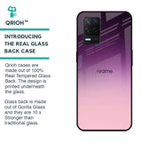Purple Gradient Glass case for Realme 8 5G