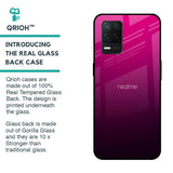 Purple Ombre Pattern Glass Case for Realme 8 5G