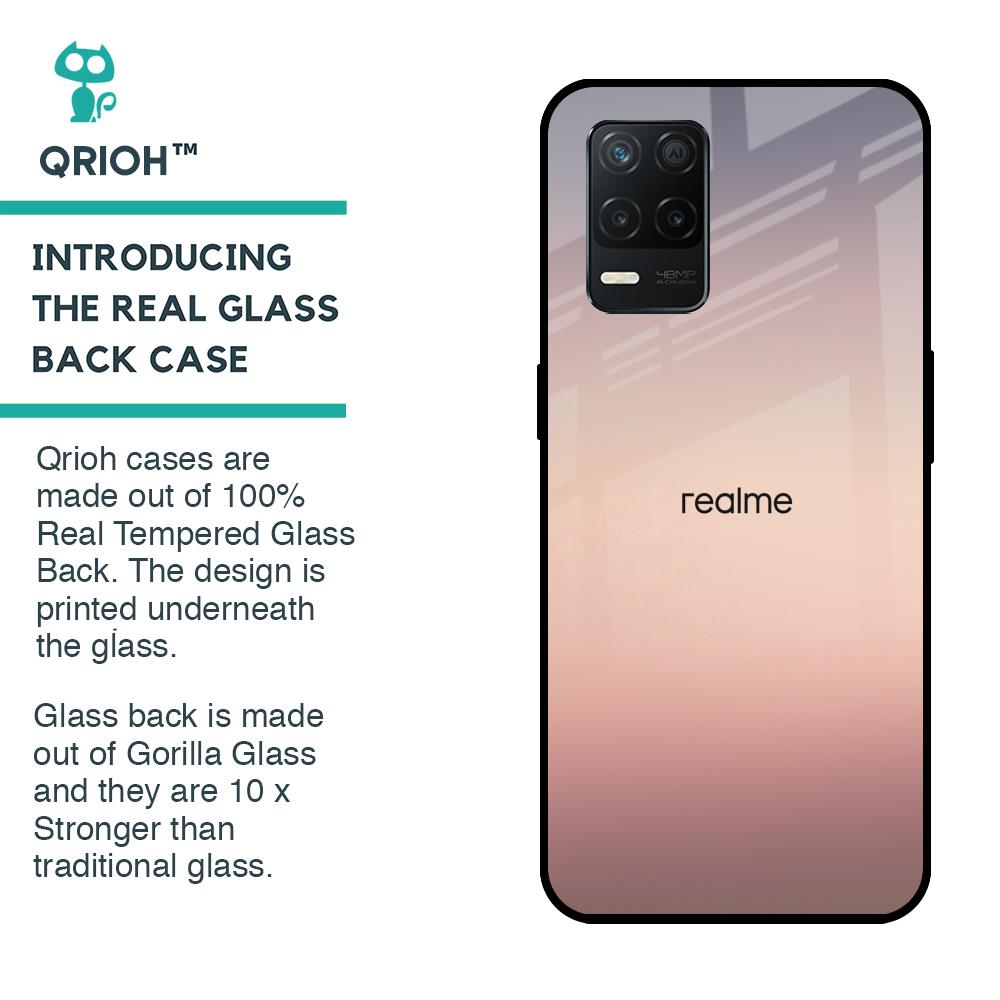 Golden Mauve Glass Case for Realme 8 5G