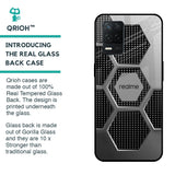 Hexagon Style Glass Case For Realme 8 5G