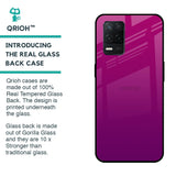 Magenta Gradient Glass Case For Realme 8 5G