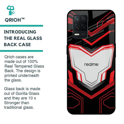 Quantum Suit Glass Case For Realme 8 5G