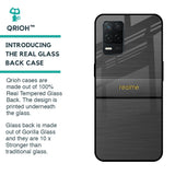 Grey Metallic Glass Case For Realme 8 5G