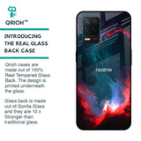 Brush Art Glass Case For Realme 8 5G