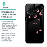 Fly Butterfly Glass Case for Realme 8 5G