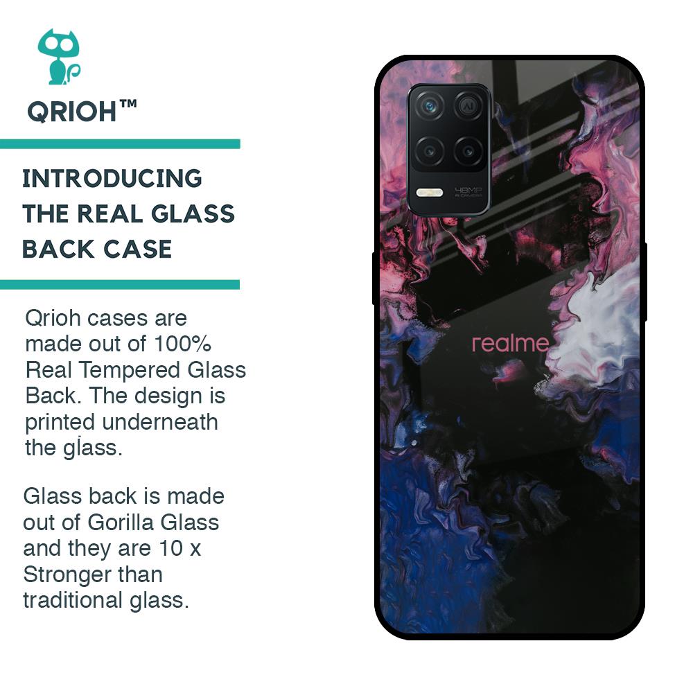 Smudge Brush Glass case for Realme 8 5G