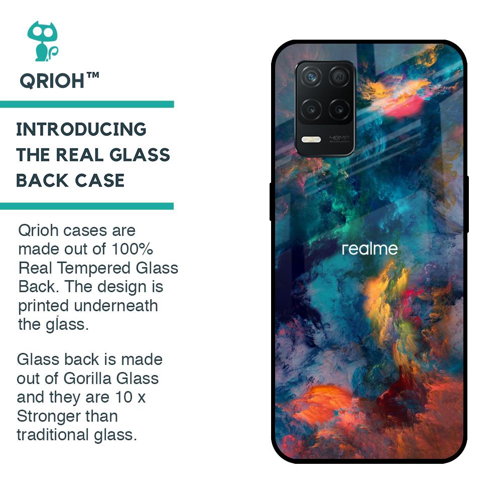 Colored Storm Glass Case for Realme 8 5G