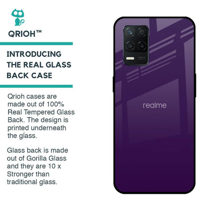 Dark Purple Glass Case for Realme 8 5G