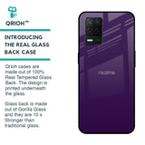 Dark Purple Glass Case for Realme 8 5G
