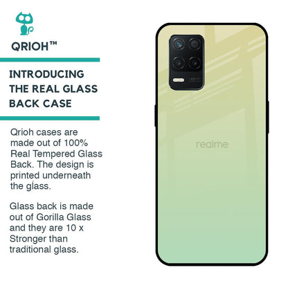 Mint Green Gradient Glass Case for Realme 8 5G