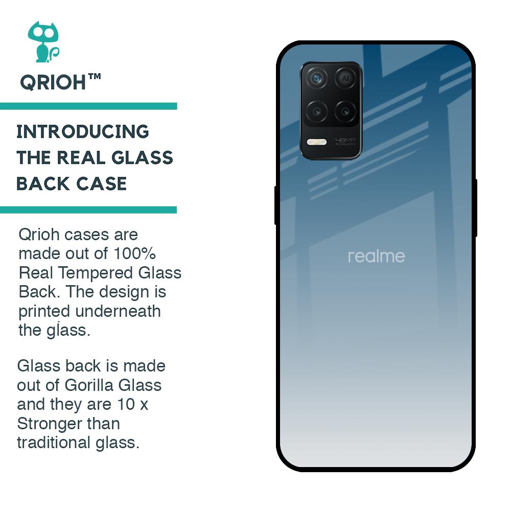 Deep Sea Space Glass Case for Realme 8 5G