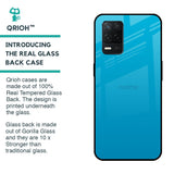 Blue Aqua Glass Case for Realme 8 5G
