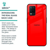Blood Red Glass Case for Realme 8 5G