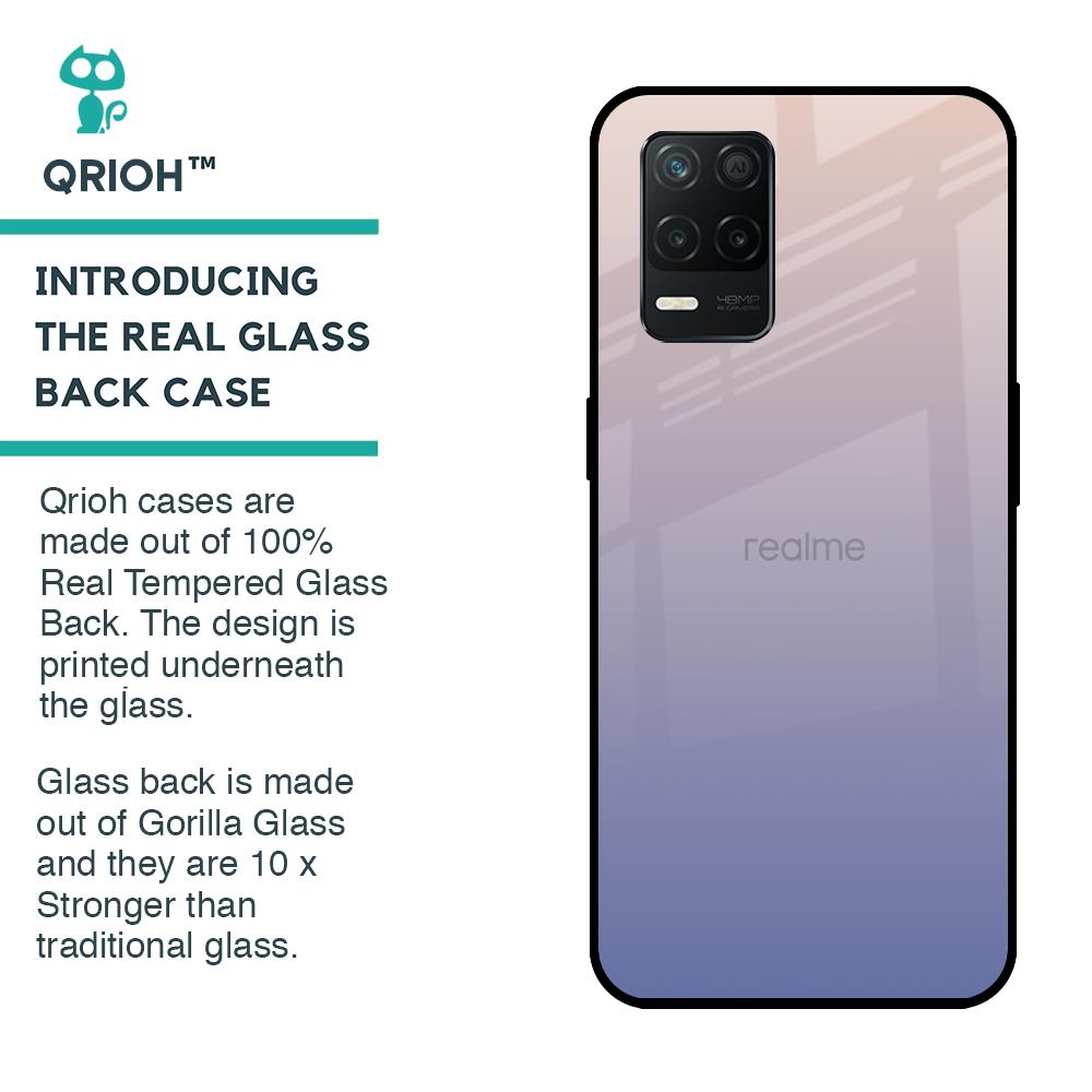 Rose Hue Glass Case for Realme 8 5G